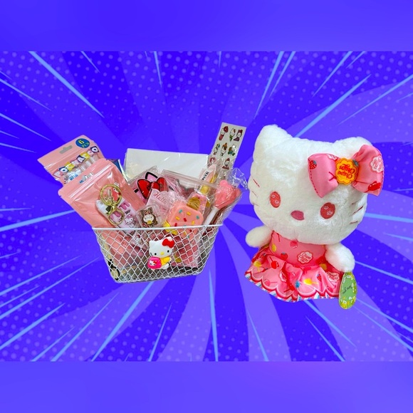 Hello Kitty “Kitty Fun “ Basket Bundle🌟🌟🌟🌟 - Picture 1 of 9